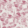 2861-87524 Frolic Magenta Lagoon Wallpaper Kitchen & Bath Style Botanical Theme Unpasted Non Woven Material Equinox Collection from A-Street Prints by Brewster Made in Great Britain