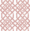2861-25705 Traverse Red Trellis Wallpaper Transitional Style Graphics Theme Unpasted Non Woven Material Equinox Collection from A-Street Prints by Brewster Made in Great Britain