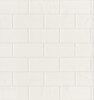 KItchen & Bath Essentials by Brewster 2766-21399 Barclays Paintable Paintable White Tile Wallpaper
