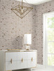 York Wallcoverings Modern Nature 2nd Edition OS4206 Perfect Petals Wallpaper Beige Gold
