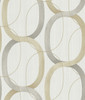 York Wallcoverings Modern Nature 2nd Edition OS4212 Interlock Wallpaper Dark Taupe