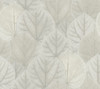 York Wallcoverings Modern Nature 2nd Edition OS4246 Leaf Concerto Wallpaper Gray