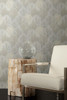 York Wallcoverings Modern Nature 2nd Edition OS4246 Leaf Concerto Wallpaper Gray