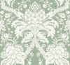 York Wallcoverings Damask Resource Library DM4954 French Artichoke Dam Wallpaper Green