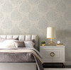 York Wallcoverings Modern Nature 2nd Edition OS4251 Tender Wallpaper Cream Silver