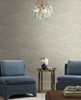 York Wallcoverings Modern Nature 2nd Edition OS4265 Moonlight Pearls Wallpaper Light Taupe