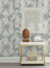 York Wallcoverings Modern Nature 2nd Edition OS4281 Earthbound Wallpaper Blue Gray