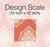 York Wallcoverings Damask Resource Library DM4981 Signet Medallion Dam Wallpaper Coral