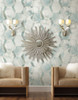 York Wallcoverings Modern Nature 2nd Edition OS4282 Earthbound Wallpaper Turquoise