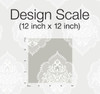 York Wallcoverings Damask Resource Library DM4984 Signet Medallion Dam Wallpaper Gray