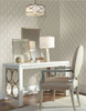 York Wallcoverings Damask Resource Library DM5025 Petite Ogee Wallpaper Beige