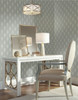 York Wallcoverings Damask Resource Library DM5028 Petite Ogee Wallpaper Green