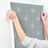 York Wallcoverings Grandmillennial GR5945 Evening Star Wallpaper Blue