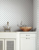 York Wallcoverings Water's Edge Resource Library CV4460 French Scallop Wallpaper Light Gray