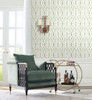 York Wallcoverings Water's Edge Resource Library CV4451 Riviera Bamboo Trellis Wallpaper Green