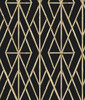 York Wallcoverings Water's Edge Resource Library CV4448 Riviera Bamboo Trellis Wallpaper Black