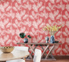 York Wallcoverings Water's Edge Resource Library CV4407 King Palm Silhouette Wallpaper Coral