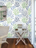 York Wallcoverings Water's Edge Resource Library CV4404 Marine Garden Wallpaper Green/Blue