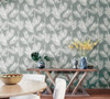 York Wallcoverings Water's Edge Resource Library CV4412 King Palm Silhouette Wallpaper Gray