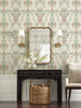 RP7327 Luxembourg Wallpaper Beige, Red from Rifle Paper Co. Second Edition by York Wallcoverings