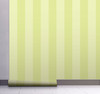 GW6053 Lemon Stripes Peel & Stick Wallpaper Roll 20.5 inch W x 18ft L, Yellow