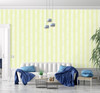 GW6054 Lemon Textured Stripes Peel & Stick Wallpaper Roll 20.5in W x 18ft L