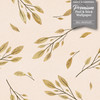 GW5281 Watercolor Leaves & Branches Peel & Stick Wallpaper Roll 20.5in Wx18ft L