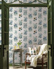 RP7335 Botanical Prints Wallpaper White, Blue from Rifle Paper Co. Second Edition by York Wallcoverings