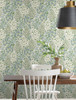 RP7375 Wildwood Garden Wallpaper Beige, Green from Rifle Paper Co. Second Edition by York Wallcoverings