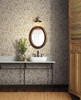 RP7371 Menagerie Toile Wallpaper Beige from Rifle Paper Co. Second Edition by York Wallcoverings