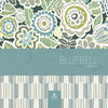 2903-25281 Chenille Off-White Faux Linen Wallpaper Traditional Style Graphics Theme Unpasted Non Woven Material Blue Bell Collection from  A-Street Prints by Brewster