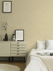 2999-25793 Tuckernuck Linen Wallpaper in Gold Yellow White Colors with Golden Dimensional Look Fabric Textures Graphics Style Non Woven Unpasted Wall Covering by Brewster