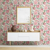 2903-25839 Orla Pink Floral Wallpaper Kids Style Botanical Theme Unpasted Non Woven Material Blue Bell Collection from  A-Street Prints by Brewster