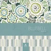 2903-25841 Orla Blue Floral Wallpaper Kids Style Botanical Theme Unpasted Non Woven Material Blue Bell Collection from  A-Street Prints by Brewster
