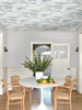 MN1812 Plein Air Wallpaper Blue from Mediterranean by York Wallcoverings