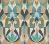 MN1923 Malta Wallpaper Green / Teal / Gold from Mediterranean by York Wallcoverings