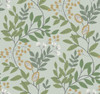 MN1840 Eden Retreat Wallpaper Green / Gold from Mediterranean by York Wallcoverings