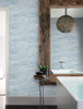 MN1862 Ripples Wallpaper Blue from Mediterranean by York Wallcoverings