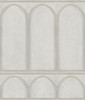 MN1832 Arches Wallpaper Gray / Pearl from Mediterranean by York Wallcoverings