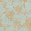 Norwall TE29309 Texture Style 2 Veneto Gold Turquoise Beige Teal Wallpaper