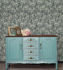 Norwall Manor House MH36519 Peacock Wallpaper Turquoise, Grey