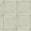 Norwall Manor House MH36525 Parquet Wallpaper Green
