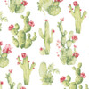 Norwall Wallcoverings CK36630 Creative Kitchens Cactus Wallpaper Green Red