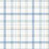 Norwall Wallcoverings CK36629 Creative Kitchens Linen Plaid Blue Beige Wallpaper