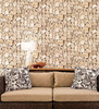 Norwall Wallcoverings LL36217 Illusions 2 Spanish Stone Ochre Brown Wallpaper