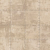 Norwall Wallcoverings LL36227 Illusions 2 Steel Tile Wallpaper Beige, Brown