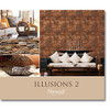 Norwall Wallcoverings LL36231 Illusions 2 Steel Tile Wallpaper Creams