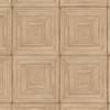 Norwall Manor House MH36528 Parquet Wallpaper Ochre, Brown