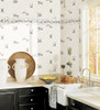 Norwall Wallcoverings KV27434 Fresh Kitchens 5 Java Sidewall Wallpaper Grey Black