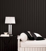 Matte/Shiny Emboss Wallpaper in Black, Ebony NS24916 by Norwall